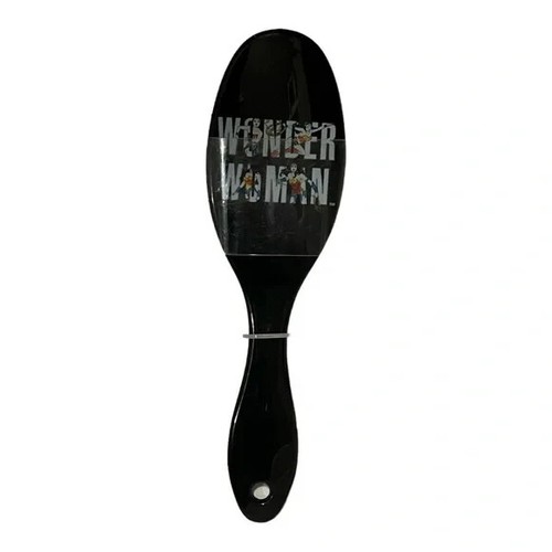 Conair Wonder Woman Oval Hair Brush Cushion Detangle DC Comics Black New - Picture 3 of 3