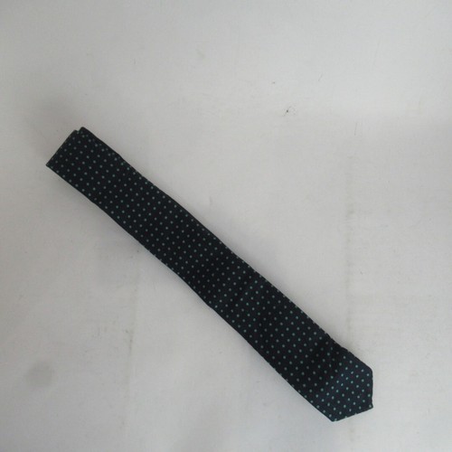 Vintage Gitman Brothers Slim Navy Polka Dot Tie Christmas Gift Preloved - Picture 15 of 24