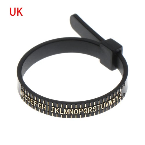 Medidor de anillo medidor herramienta de medición Reino Unido/Estados Unidos/UE/JP tamaño de dedo para joyería joyería joyería - Imagen 7 de 19