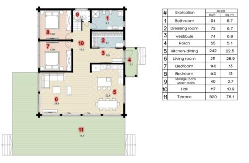 €88k/250 m² FERTIGHAUS-BAUSATZ AUS ÖKOLOGISCHEN BRETTSCHICHTHOLZ - RABATTCARD 3% - Bild 6 von 20