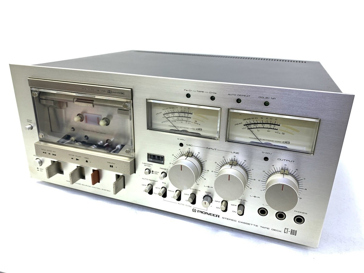 Pioneer CT-800 カセットデッキ ジャンク Yahoo!オークション -「pioneer ct-800」の落札相場・落札価格