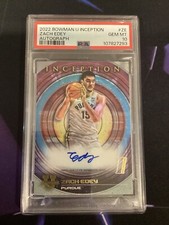 2022-23 Bowman Inception University - Autographs Zach Edey #BIA-ZE (AU, RC)