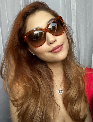 DOLCE&GABBANA D&G DG 4264 512/13 Gradient Havana Butterfly Women's Sunglasses - Picture 5 of 9