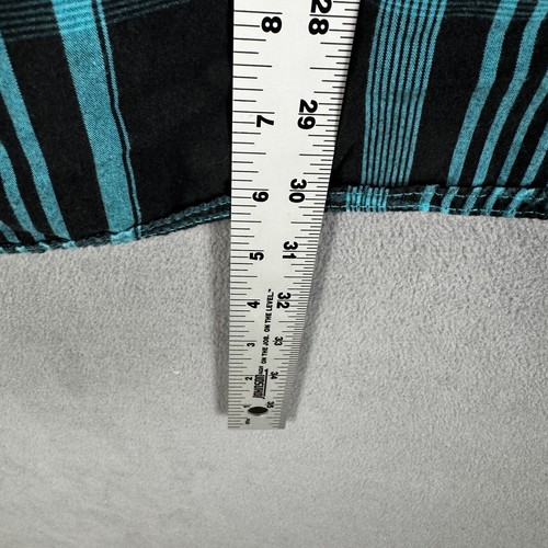 No Fear Mens Shirt Large Plaid Button Up Long Sleeve Y2K Grunge Vintage - Picture 14 of 17