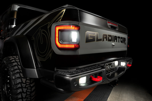 ORACLE Lighting Rear Bumper LED Reverse Lights For 2020-2023 Jeep Gladiator JT - Picture 9 of 21