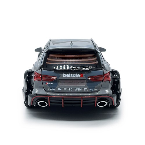 1:24 Audi RS6 Avant DTM Metal Die Cast Modelo de coche Juguete para niños Gris - Imagen 11 de 13