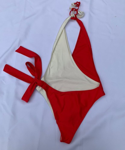 GUCCI Colorblocked White & Red Swimsuit XS - 第 8/15 張圖片