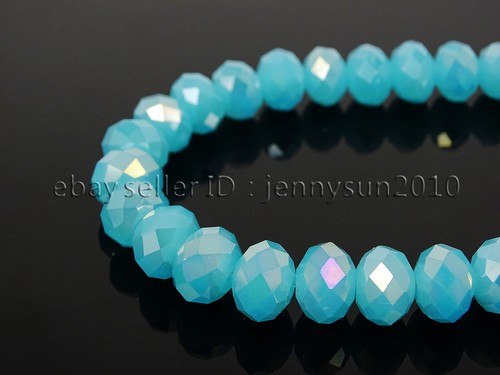 Freeshipping 100Pcs Top Quality Czech Crystal Faceted Rondelle Beads 7x 10mm - Picture 18 of 58