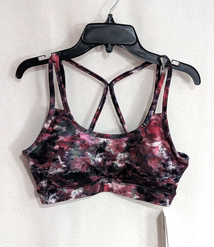 Gaiam Women's Nia Print  Cabernet Shine Sports Bra (GAW243BR03002) Size S - NWT - Picture 1 of 2