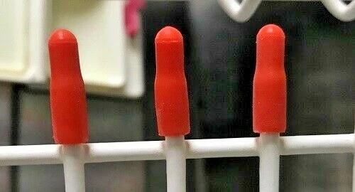 Schutzkappen Glasschutz Spülmaschinen-Gestell Reparatur Geschirrspüler Korb Glas - Bild 3 von 12