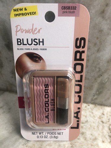 L.A. Colors Pink Blush CBSB332Powder Blush:0.13oz/3.8gm - Picture 2 of 5