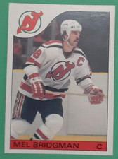 Mel Bridgman #42 ~ 1985-86 O-Pee-Chee OPC, New Jersey Devils