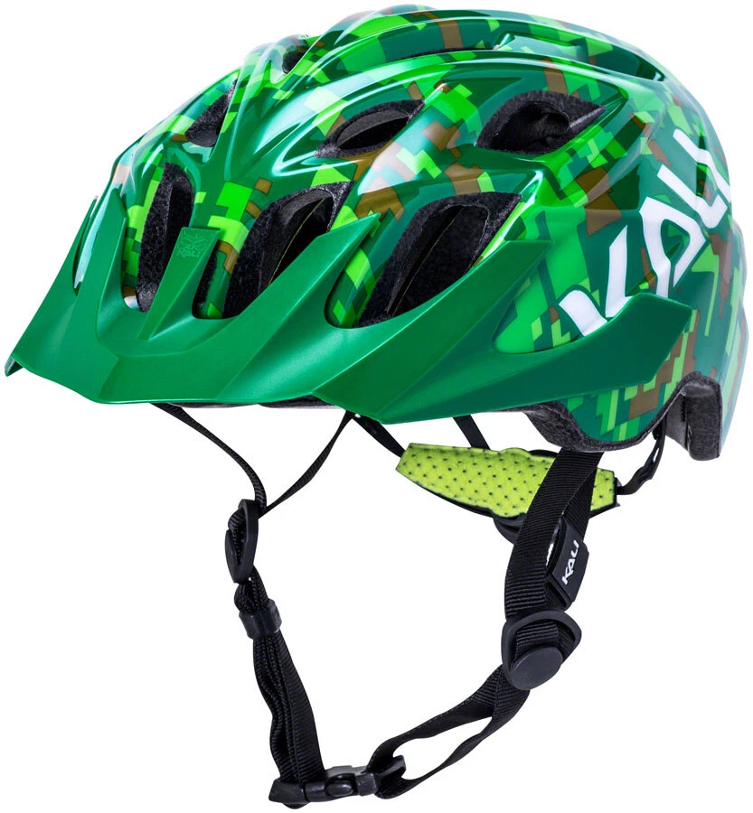Kali Chakra Youth Plus Helmet Zwiggles Matte Teal/Wh - Icycle Texas