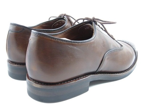 Allen Edmonds "FIFTH AVENUE" CapToe Oxfords 11.5 D Dark Chili DAINITE USA(579N) - Picture 7 of 11