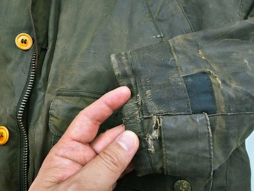 HEISS Herren BARBOUR @ GAME PARKA KAPUZE FLEECE GEFÜTTERT Reißverschluss OLIV GEWACHST Mantel L (*Passform M) - Bild 12 von 22
