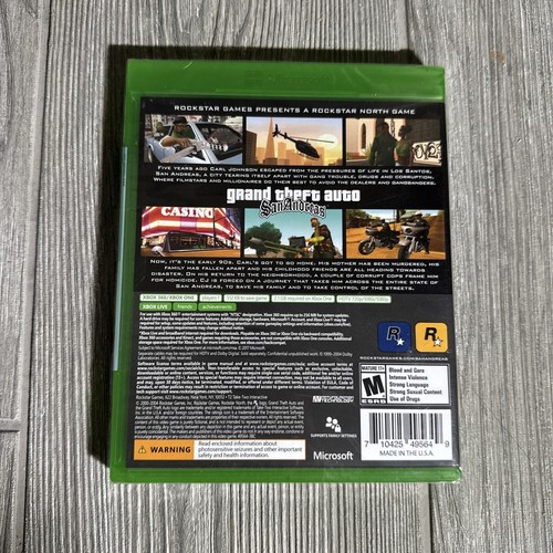Grand Theft Auto: San Andreas - Platinum Hits (Xbox 360, 2015) - Picture 2 of 2