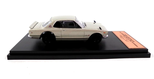 HACHETTE DIECAST 1/43 1970 NISSAN SKYLINE 2000GT-R 2000 GTR (KPGC10) IN SILVER - Picture 3 of 8