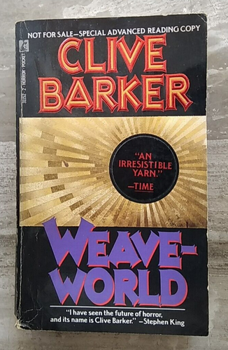 Clive Barker Weaveworld US Paperback 1988 Pocket Books Horror Fantasy - Imagen 1 de 4