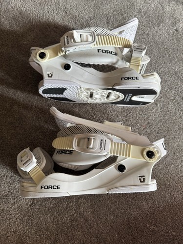 Union Force Classic Men's Snowboard Bindings White With Black Men’s L XL - Picture 16 of 24