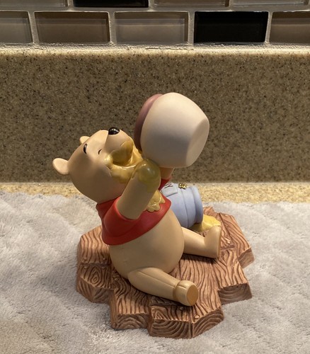 Disney Winnie The Pooh with Honey Pot Life is Sweet W/certificate