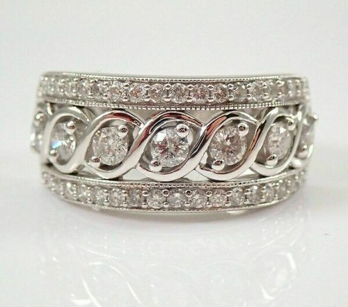 Antiker 2,30 ct Diamant Art Deco Vintage Ehering Ring 925 Sterling Silber