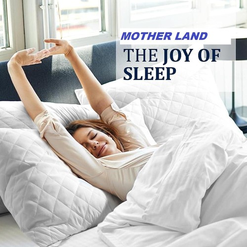 Hotel Quality Mattress Topper 10cm/4Inch Thick Deep Toppers Single Double King - Picture 11 of 15