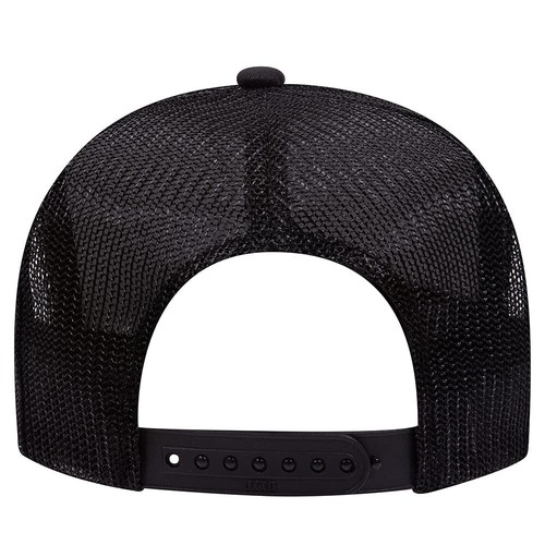 Cappellino camionista anteriore in schiuma posteriore a rete 5 pannelli corona alta con chiusura a scatto - Foto 42 di 46
