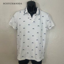 Scotch Soda Polo Medium Gently worn 100 cotton 20" armpit to armpit