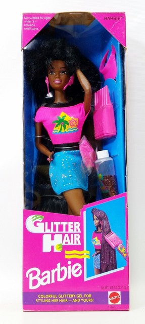 barbie glitter hair 1993