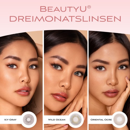BeautyU® Natural Color Lenses (Weiche farbige Dreimonats-Kontaktlinsen) - Bild 78 von 79