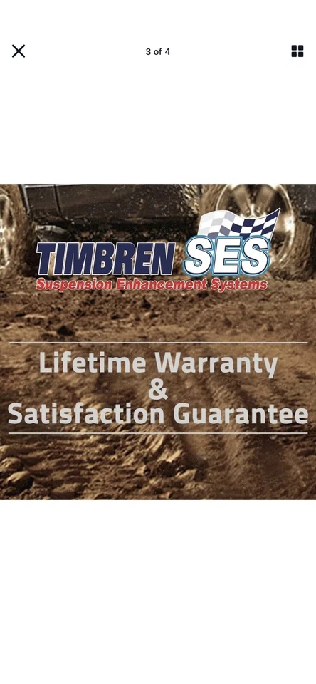 Kit de resorte auxiliar de goma de suspensión - Sistema de mejora Timbren trasero SES DDRDURA Foto 4 de 4