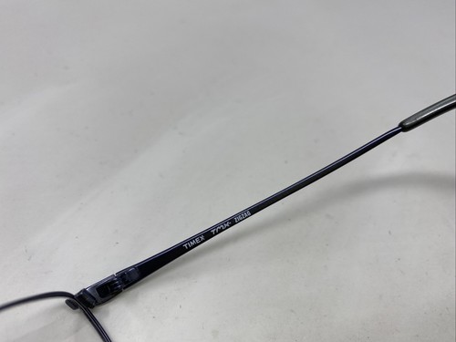 Timex TMX ZIGZAG NV 43-18-125 Navy Blue Full Rim Metal Eyeglasses Frame SG05 - Picture 6 of 8