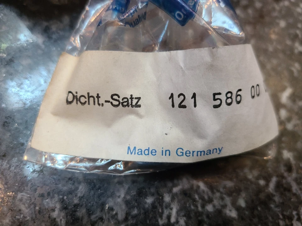 梅赛德斯 190SL 阀杆密封垫圈套装 (8) 正品 1215860005 原始设备制造商原装 — 第 3/4 张图片