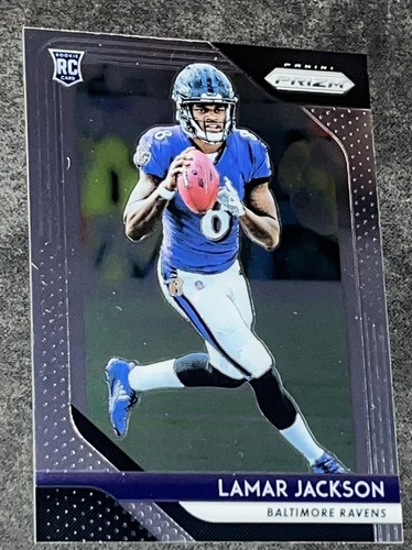 2018 Panini Prizm Lamar Jackson Rookie! RC #212! Baltimore Ravens MVP!! - Bild 2 von 4