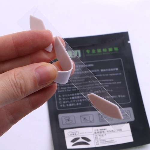 Mouse Skate Stickers Pad Mouse Feet Replacement for RIVAL 100 100S - Afbeelding 3 van 8