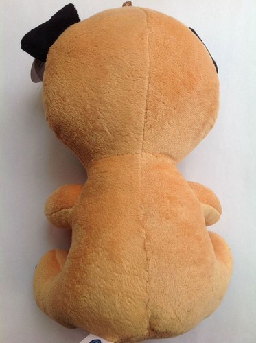 11" Pug Cachorro AMOR Animal de Peluche Negro Bronceado - Peluche San Valentín NUEVO - Imagen 3 de 3