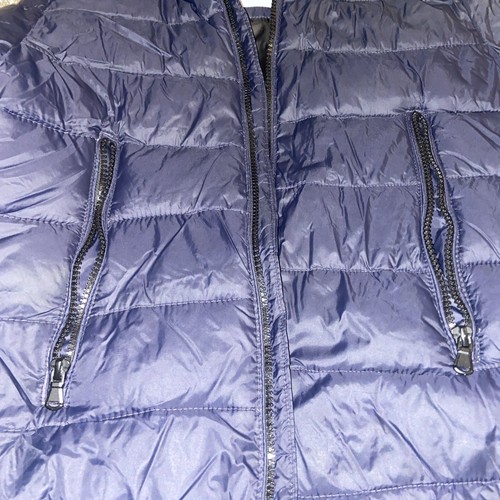 Zara Boys Kids Blue Hooded Puffer Jacket Size 6 - Picture 12 of 17