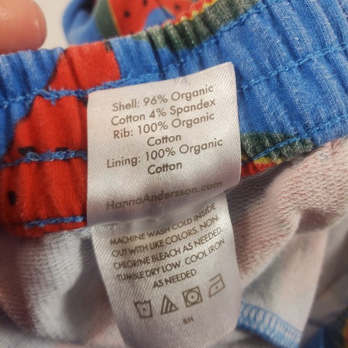 Hanna Andersson Girl's Shorts Watermelon blue red 12 150 - Picture 4 of 6