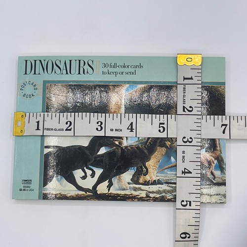 Cartoline dinosauri vintage libro 30 cartoline a colori anni 90 padiglione Fawcett - Foto 14 di 14
