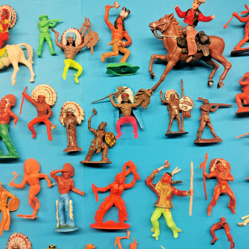 Konvolut 39 Cowboys, Indianer, Manurba, Jean Höfler u.a. 1960er / 70er J. - Bild 5 von 6