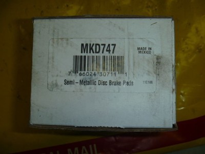 New 98-04 Chevrolet Avanti Pontiac Front Morse Friction Master MKD749 Brake Pads