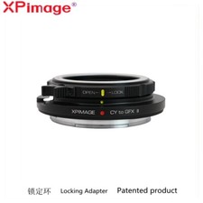 XPimage Locking Adapter for Contax Yashica CY Mount Lens to fujifilm GFX Camera