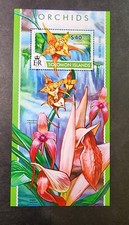 Solomon Islands 2015 Orchids  m/s MUH  B4