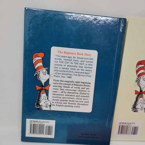 Dr. Seuss The Cat In The Hat, Green Eggs And Ham, Fox In Socks 1986 Ro 1993 - Foto 6 di 10