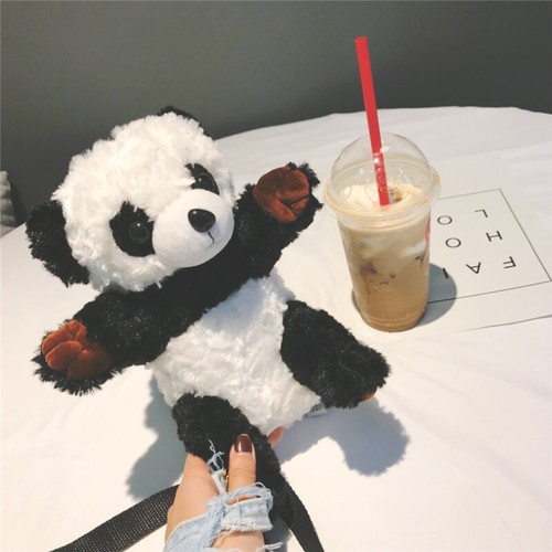 cute plush toy lovely cartoon panda crossbody bag shoulder bag kid girl gift 1pc - Bild 5 von 5