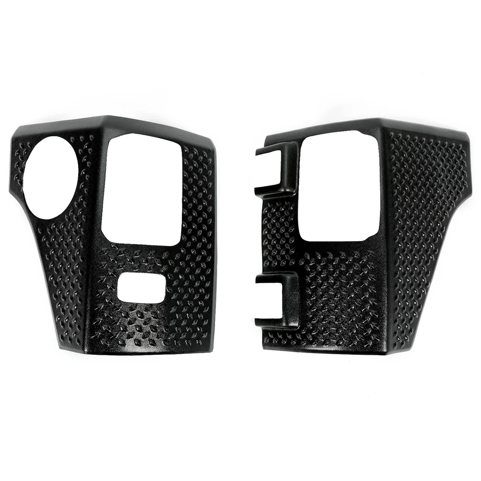 Protector de luz trasera blindaje de carrocería de esquina trasera 2 piezas para Jeep Wrangler JK JKU 2007-2018 Foto 2 de 4