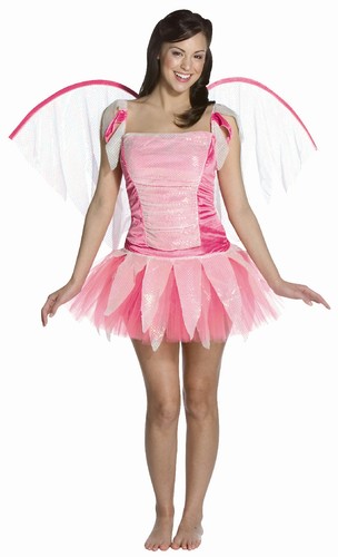 women pink fairy dress