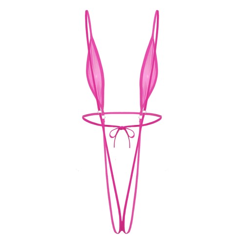 DE Damen Bademode Micro Bikini String Urlaub Strandbekleidung Baden Sexy Dessous - Picture 34 of 68