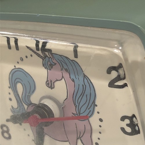 Unicorn Electric Alarm Clock Vintage Ingraham - Picture 19 of 23