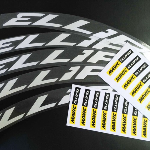 Zweirad Set Carbon Aufkleber für Mavic ELLIPSE Felge Rennrad Festrad Aufkleber - Bild 4 von 9